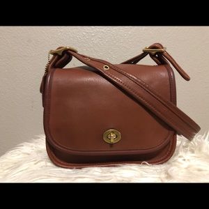 Vintage Coach Legacy Flap Trail Bag - # 9965